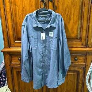 ☀️2/$15☀️ Big men’s Sonoma brand super soft flannel shirt size 3XB NWT